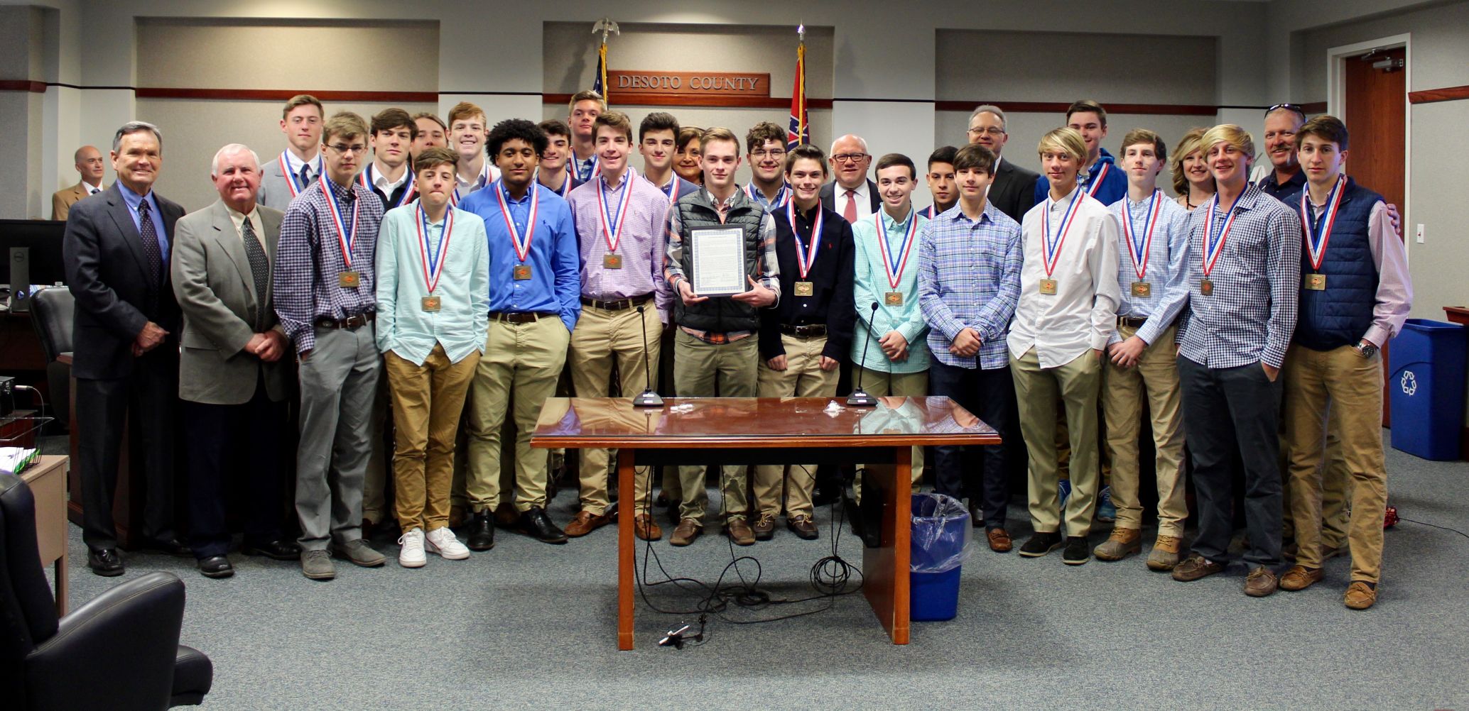 State soccer champs recognized
